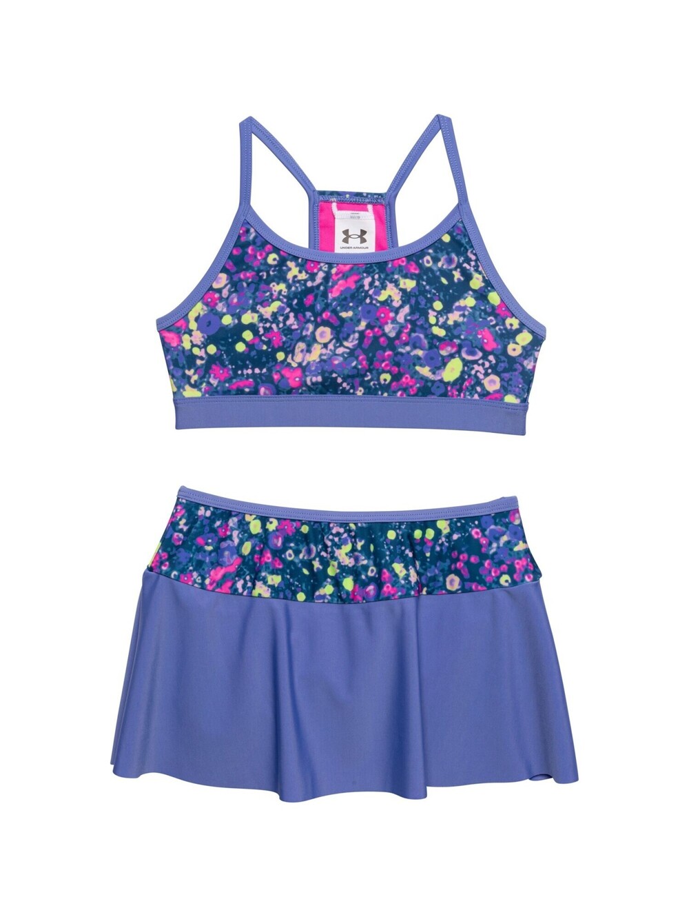 Under Armour Sporty Swimsuit Youth Girls Size 16 XL Volleyball Bathing Suit NWT